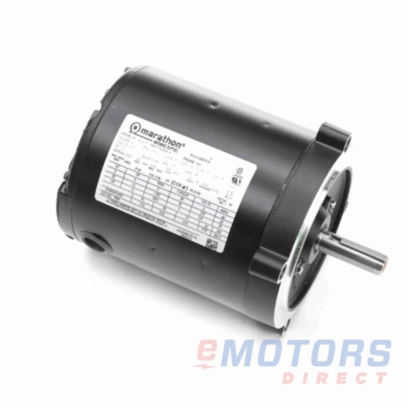 Marathon Y606 1/8HP 56C TENV 230V | eMotors Direct